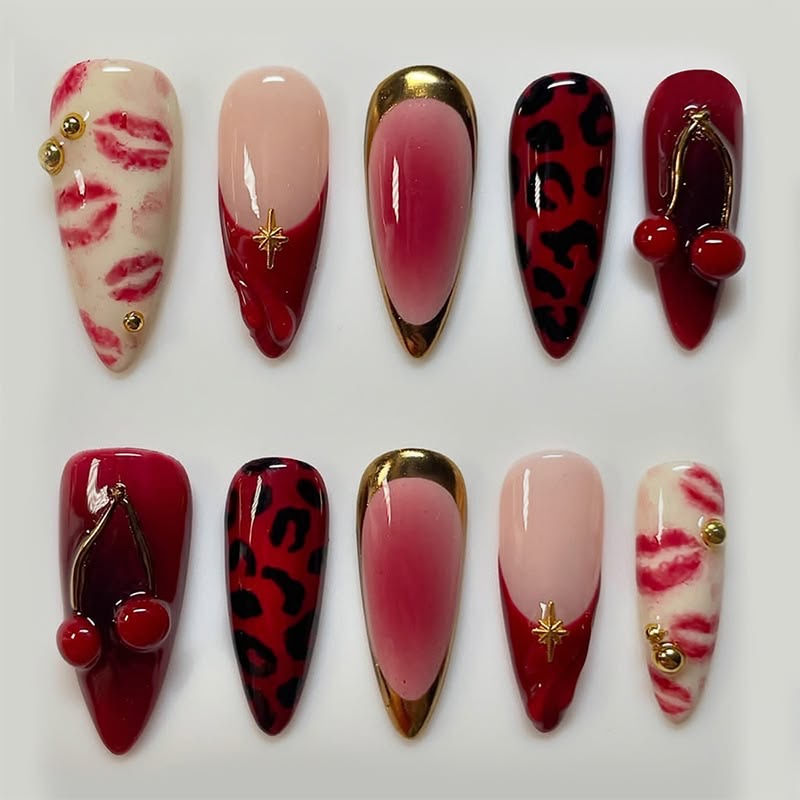 Daniela — Crimson Kiss Nails